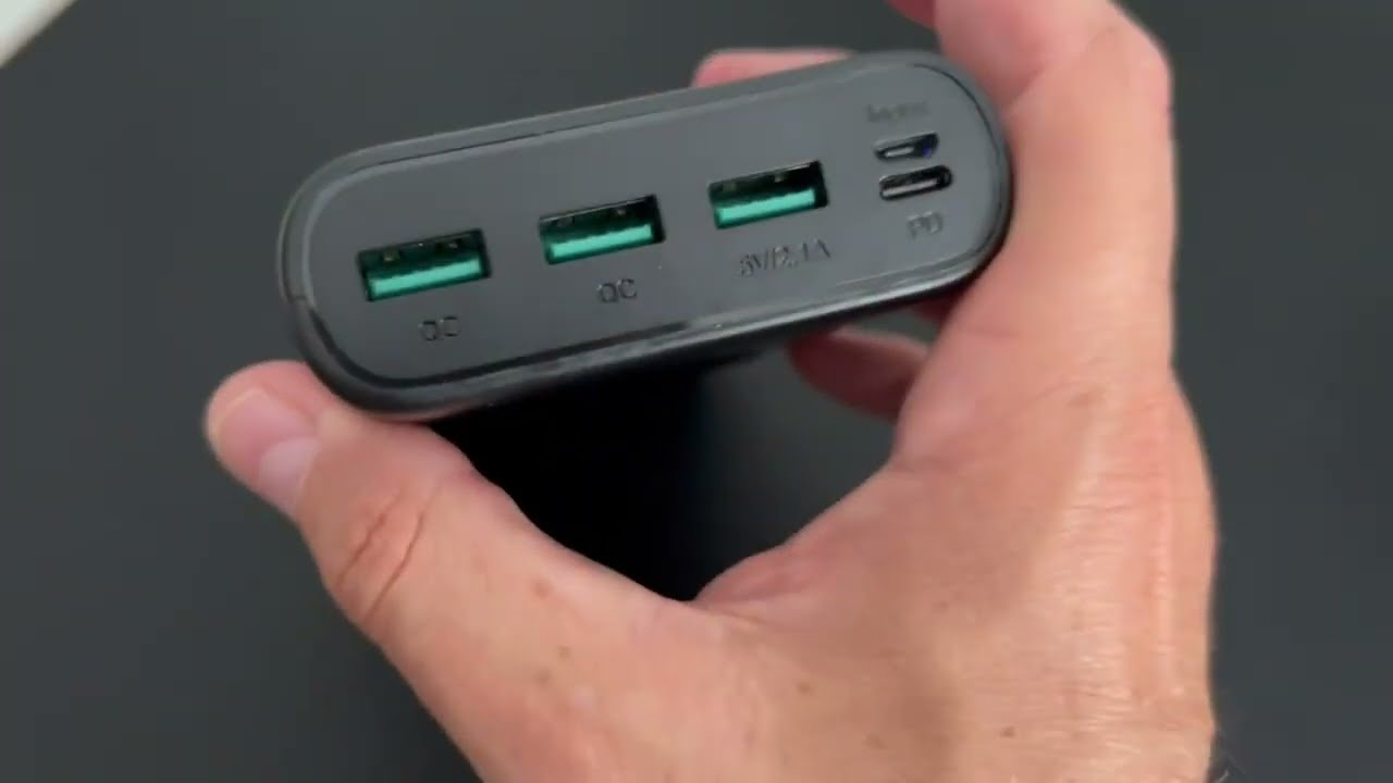 HETTP Bater&iacute;a Externa 30800mAh Power Bank USB C, Robusta y gran capacidad