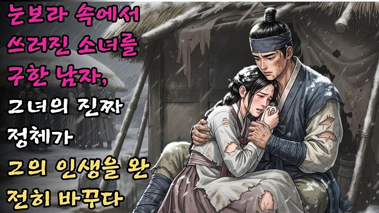 눈보라 속 소녀를 구한 남자, 진짜 정체가 인생을 바꾸나? #야담 #민담 #전설 #설화