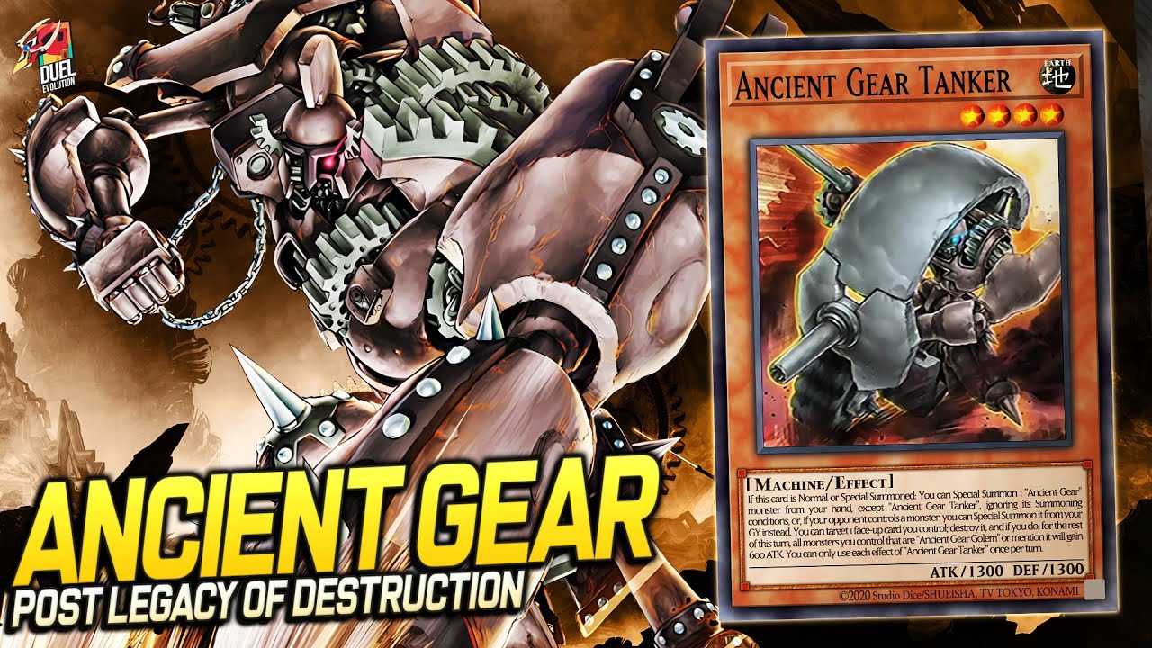 Deck Ancient Gear Post Legacy of Destruction| EDOPRO | Replays 🎮 + Decklist ✔️
