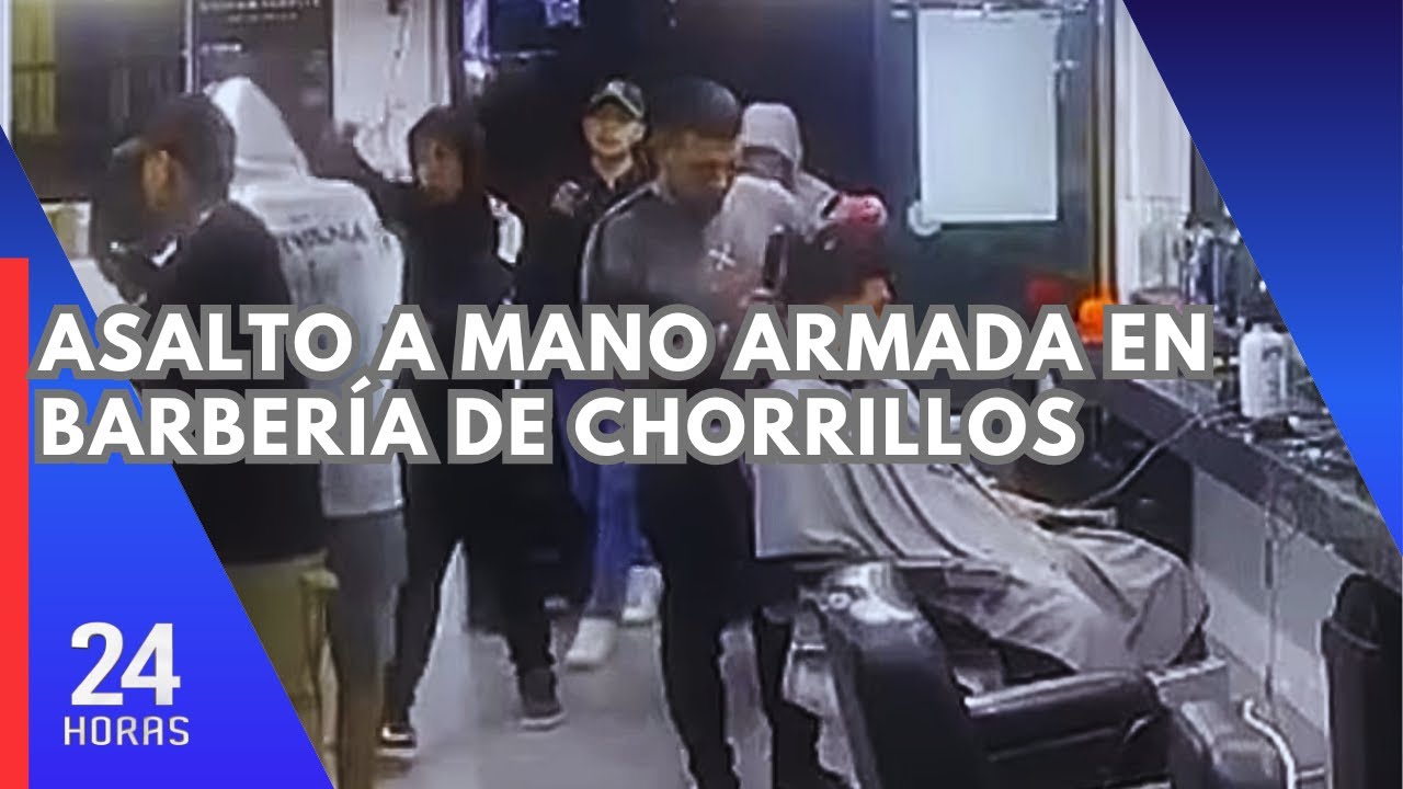 Con armas de fuego en la mano: criminales asaltan en barber&iacute;a de Chorrillos