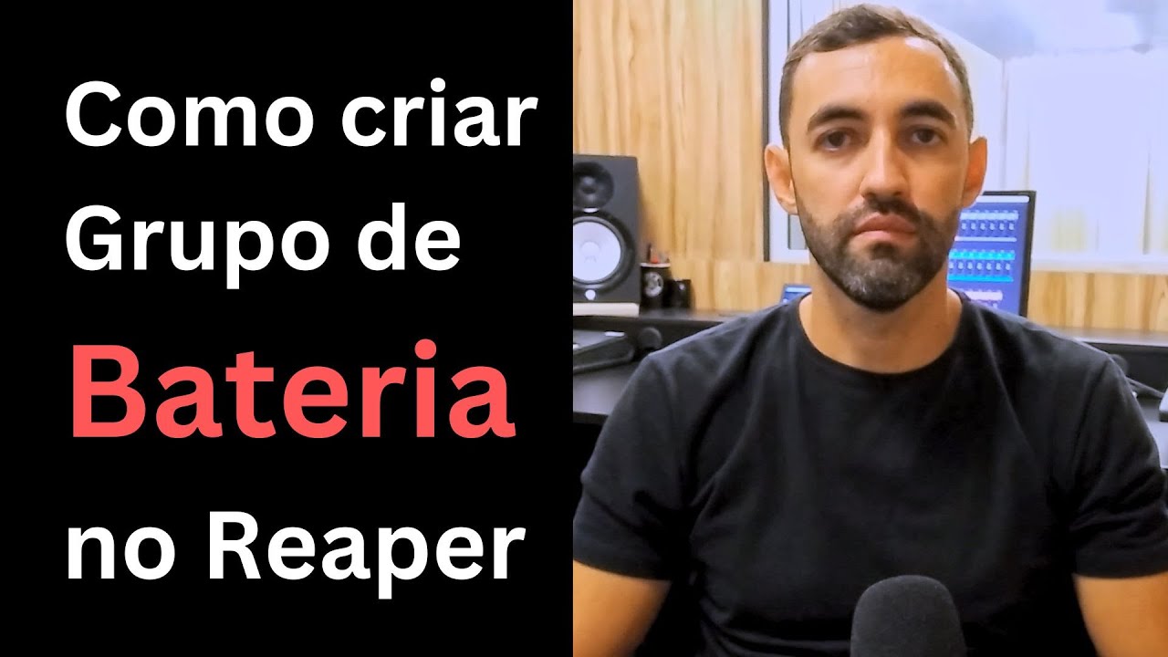 Grupo de Bateria - O que é e como fazer no Reaper