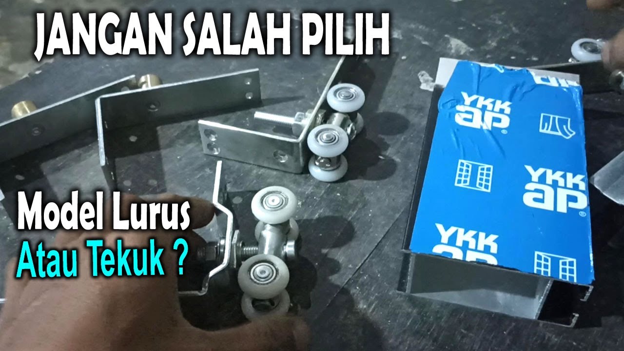 Roda Pintu Lipat Tekuk vs Lurus! Jangan Salah Pilih