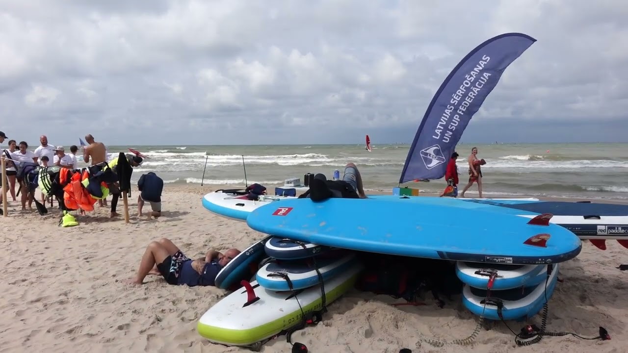 BEACTIVE pludmales spēles, SUP. VENTSPILS pludmale. 23. 07. 2022 .Latvija