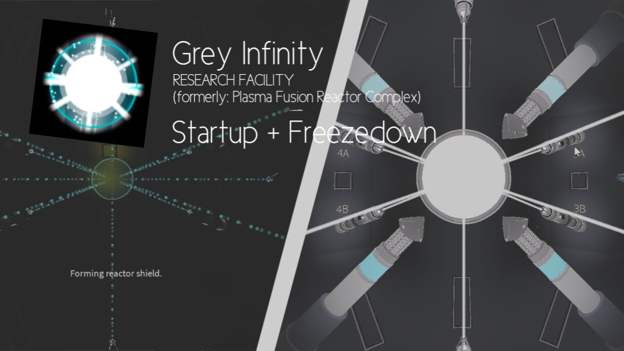 Grey Infinity Research Facility - Startup + Freezedown