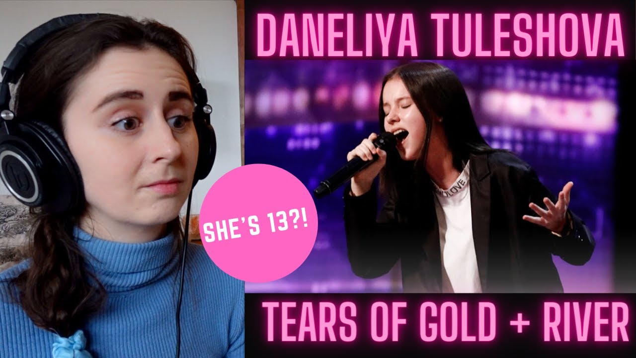 Singers First Reaction to Daneliya Tuleshova - Tears of Gold (AGT) + River