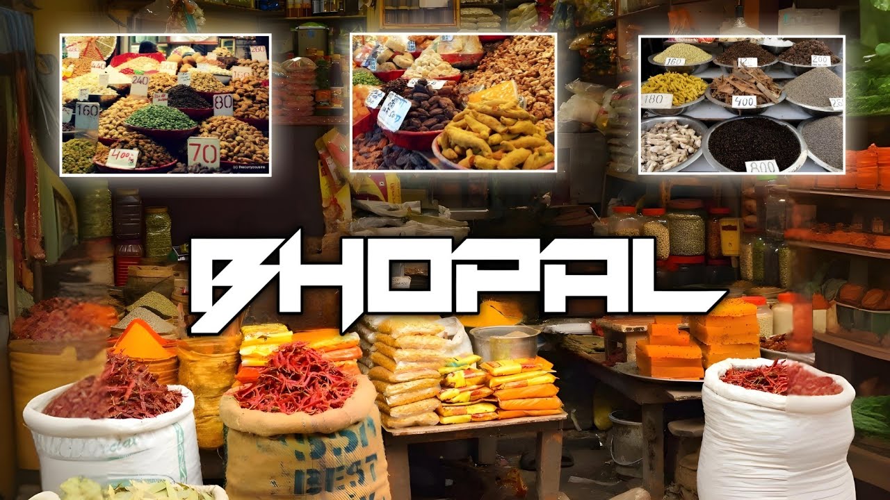 Wholesale Kiryana Market | Spices, Dry Fruits, Pulses, Oil, Rice, etc. are sold here in Bhopal.
