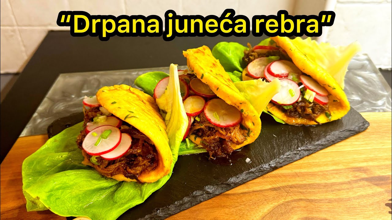 Drpana juneća rebra u kukuruznoj tortilji! Ponedeljak na pijaci!