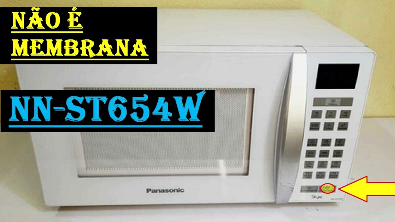Panasonic NN ST654w Tecla LIGAR não funciona DICA