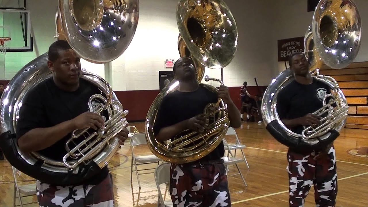PINE BLUFF HIGH VS LAKE VILLAGE TUBA BATTLE 2013