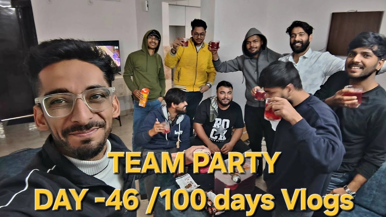 Day 46 Team Party At Prince Bhai 's House | SB VLOGS 