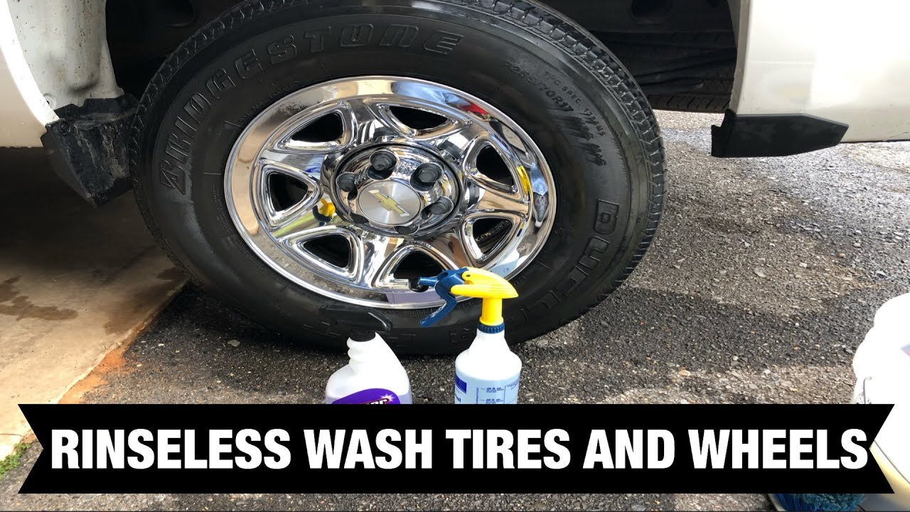 How To Rinseless Wash Tires And Wheels With Optimum No Rinse And Super Clean