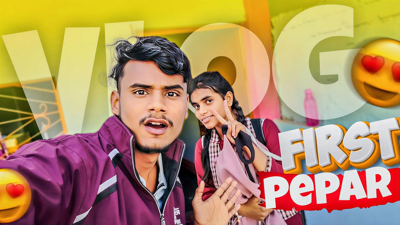 Sister Ka First Paper | Exam Day Vlog😱 | Karan kogre vlogs