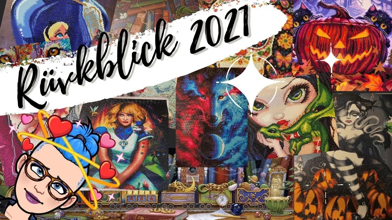 Jahresrückblick 2021 | Alle meine beendeten Diamond Paintings 😎