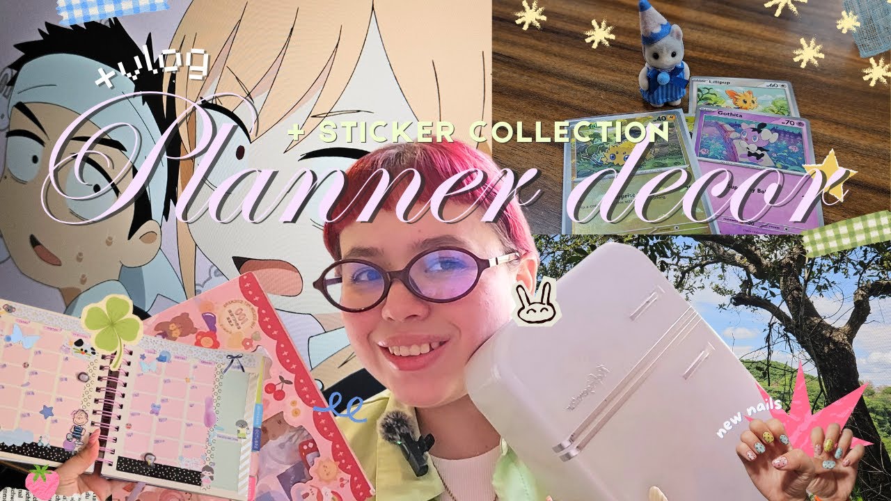 ⤷ te muestro mi colección de stickers ˎˊ˗ + planner decor 𝜗ৎ + etb unboxing.ᐟ/ digital diaries ⊹ ࣪ ˖