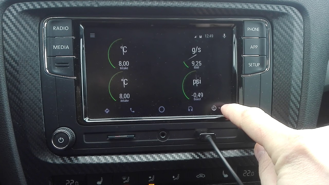 RCD330 R340G  OBD2 AA Skoda Octavia II