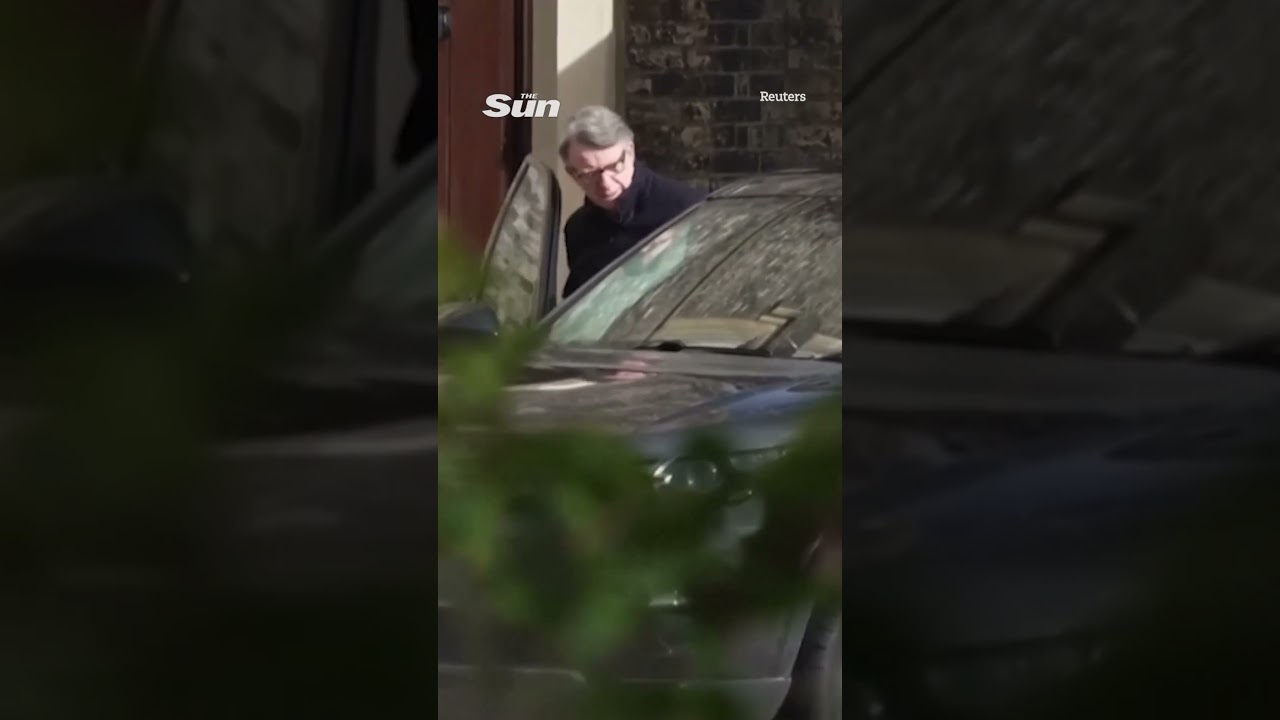 Disgraced Peter Mandelson spotted leaving London home as Epstein investigation continues #mandelson