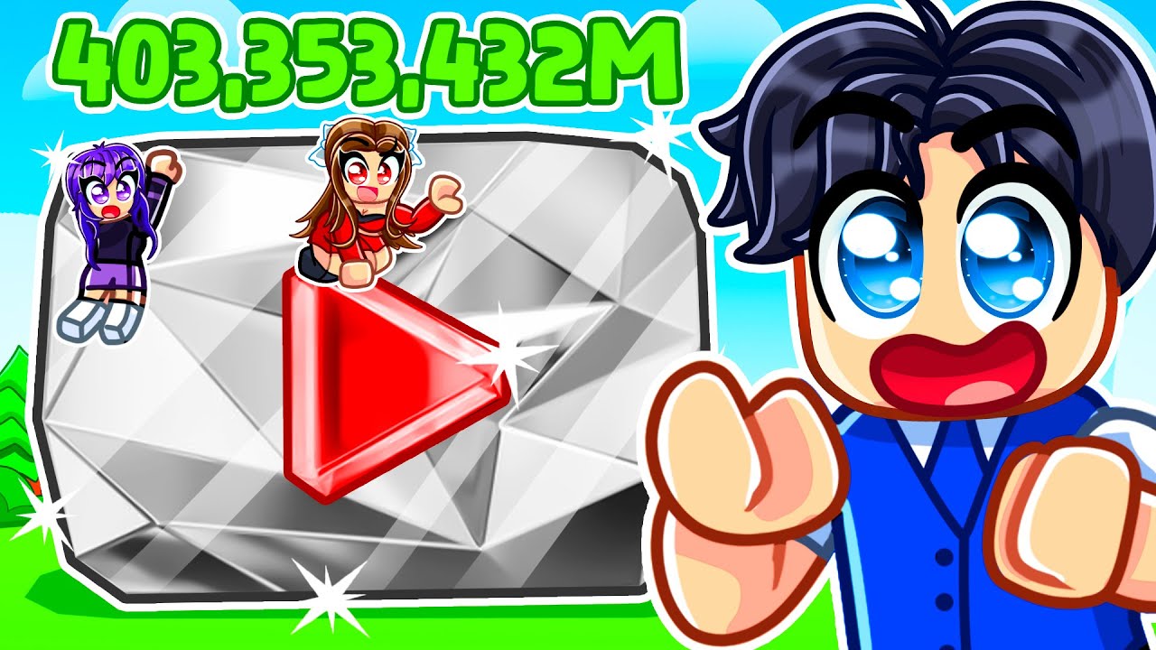 Gaining $945,821,673 SUBSCRIBERS In Roblox YOUTUBER TYCOON!