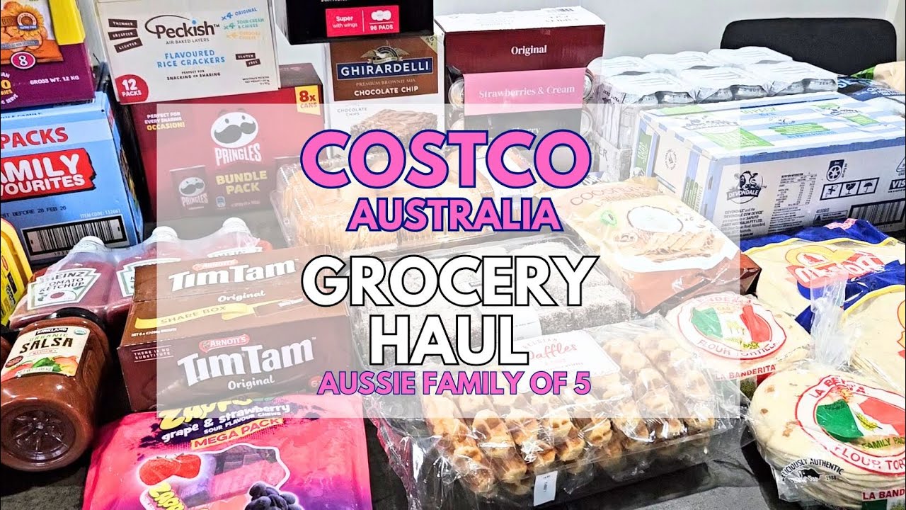 Costco Australia Haul — доставка продуктов для большой семьи (5 человек)