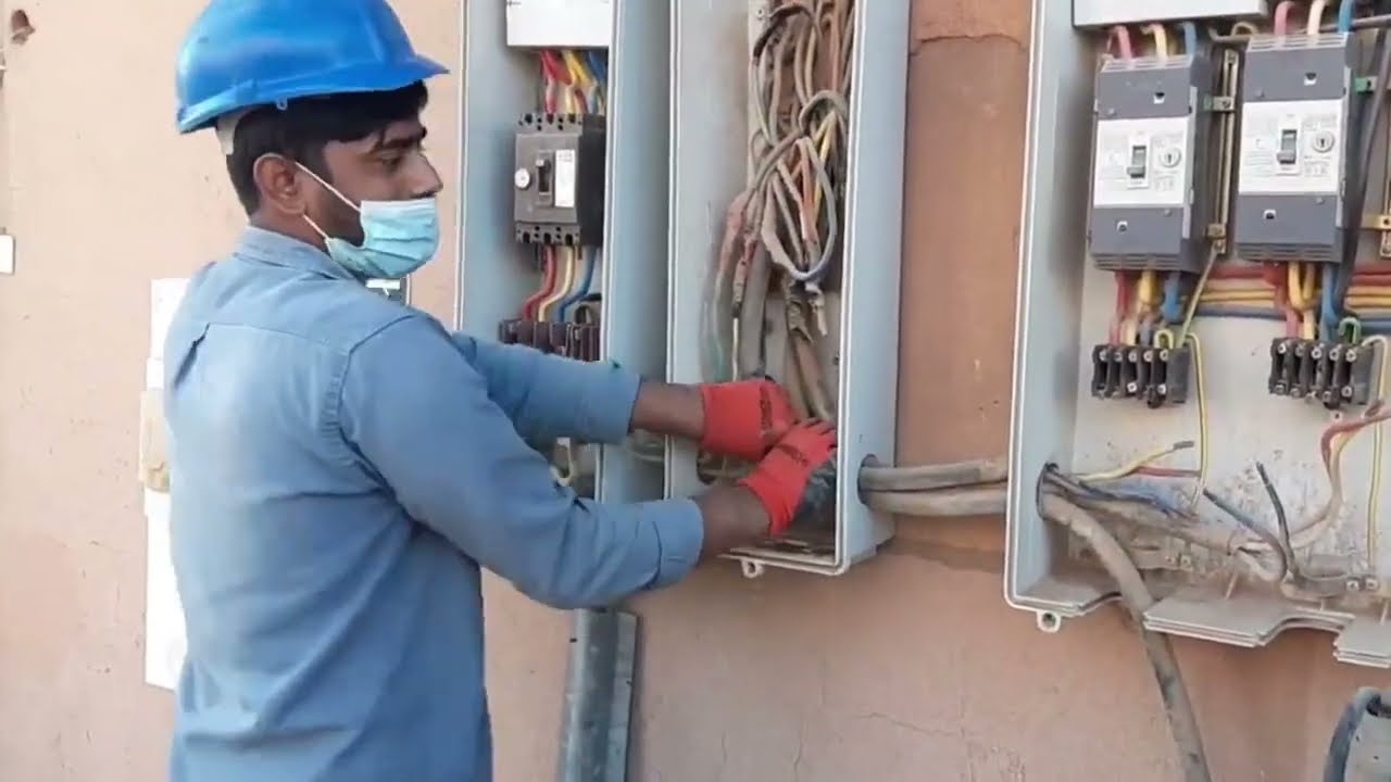 3 phase DB main Power cable termination