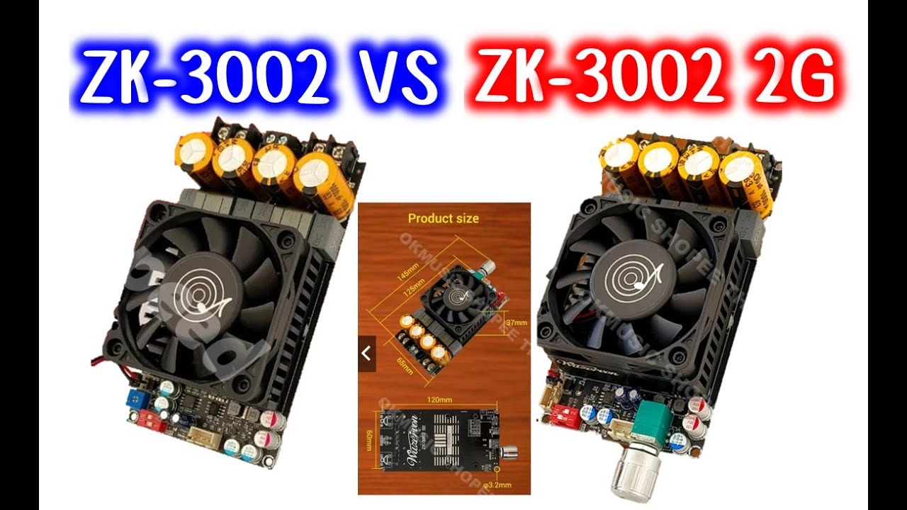 ใหม่ ZK-3002 2G อัพใหม่น่าใช้ เบสหนักแน่น อัพเกทระบบเต็ม 600 วัตต์เหมือนเดิม