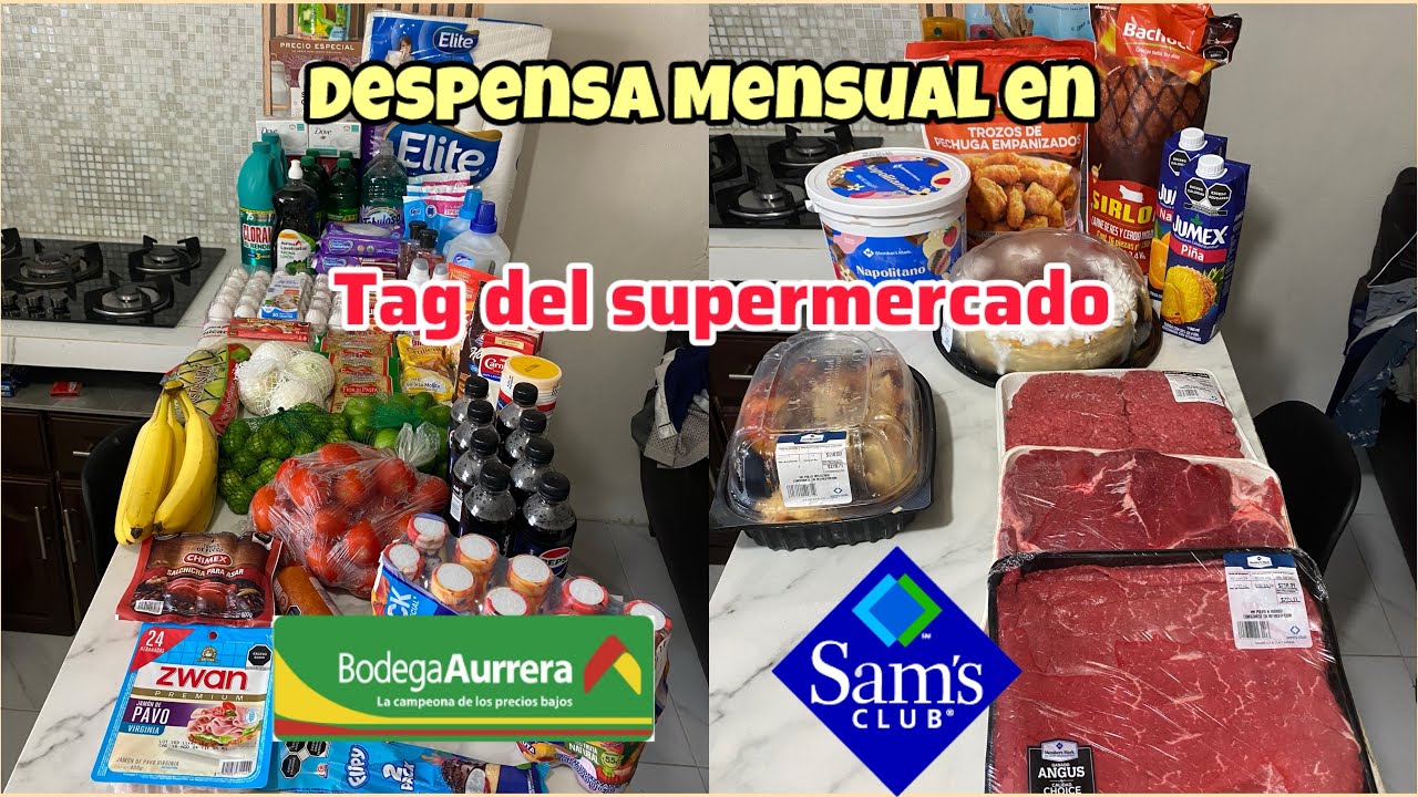 DESPENSA MENSUAL DE JULIO✅🛒¿CUÁNTO GASTAMOS EN TOTAL?