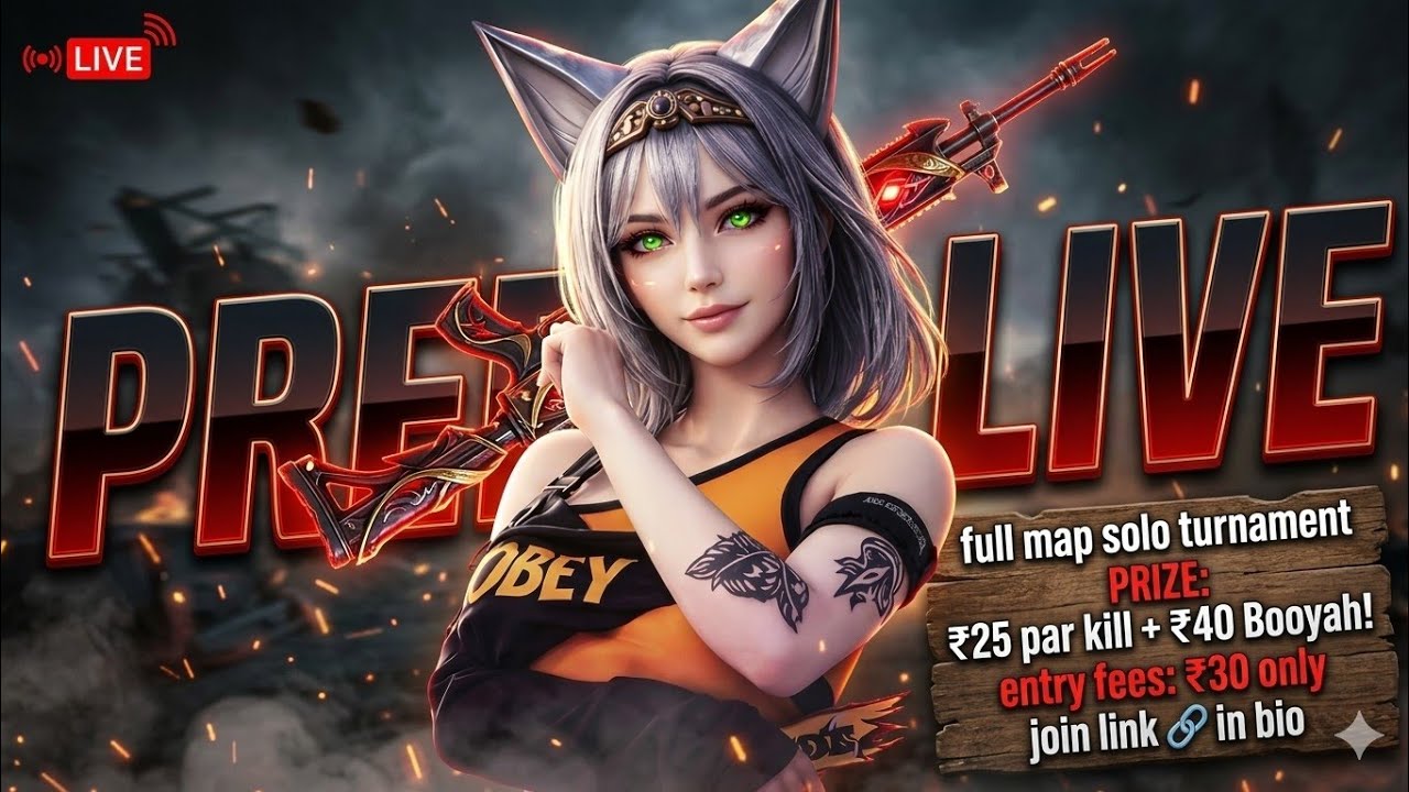(HRPREETILIVE) 🔴 Free Fire Live Stream Aur 🤔 Guild Challenge 😱#ffgirllive#freefirelive#freefire