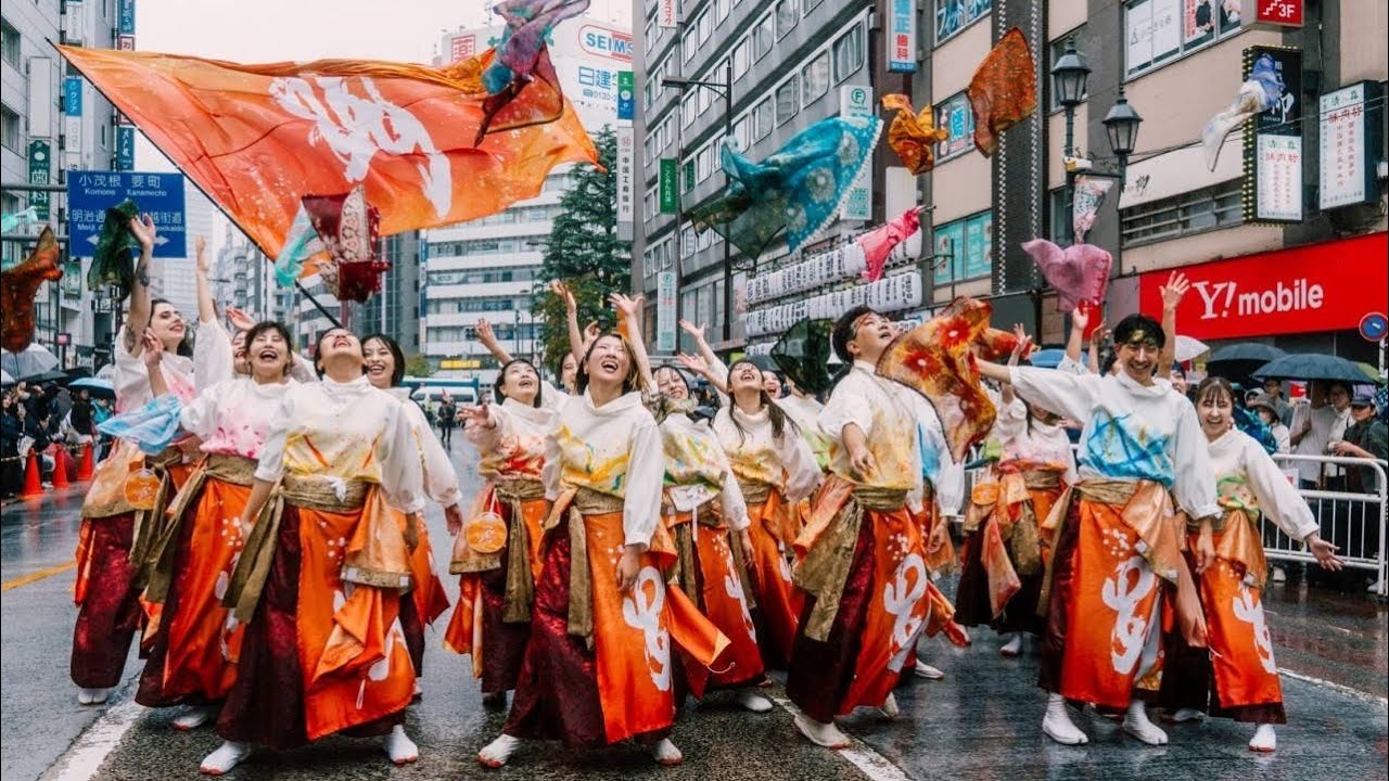 おどりびと「響」- 東京よさこい2025 アゼリア通り会場