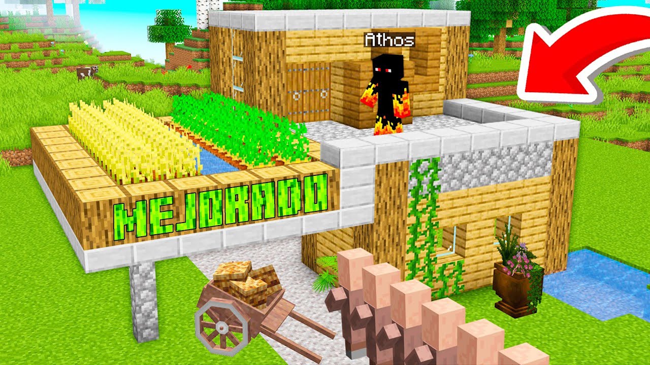 Mejoré la aldea de Minecraft!
