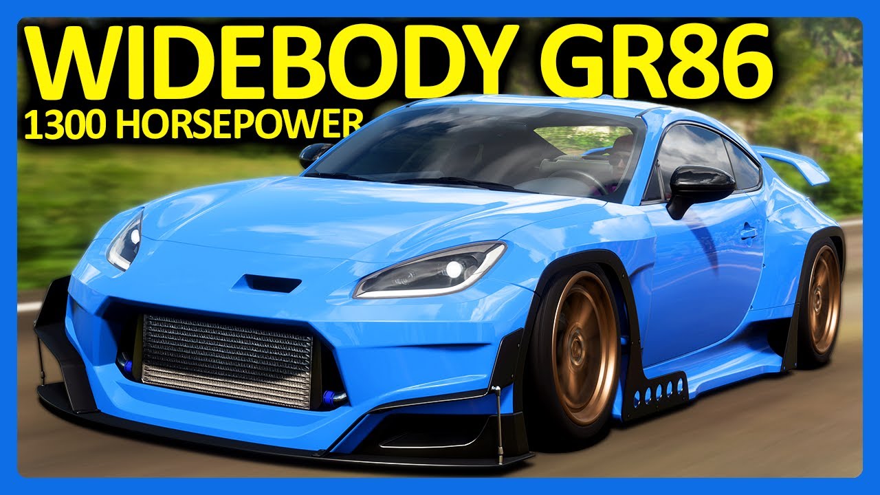 Forza Horizon 5: настройка широкофюзеляжной Toyota GR86!! (FH5 Toyota GR86)
