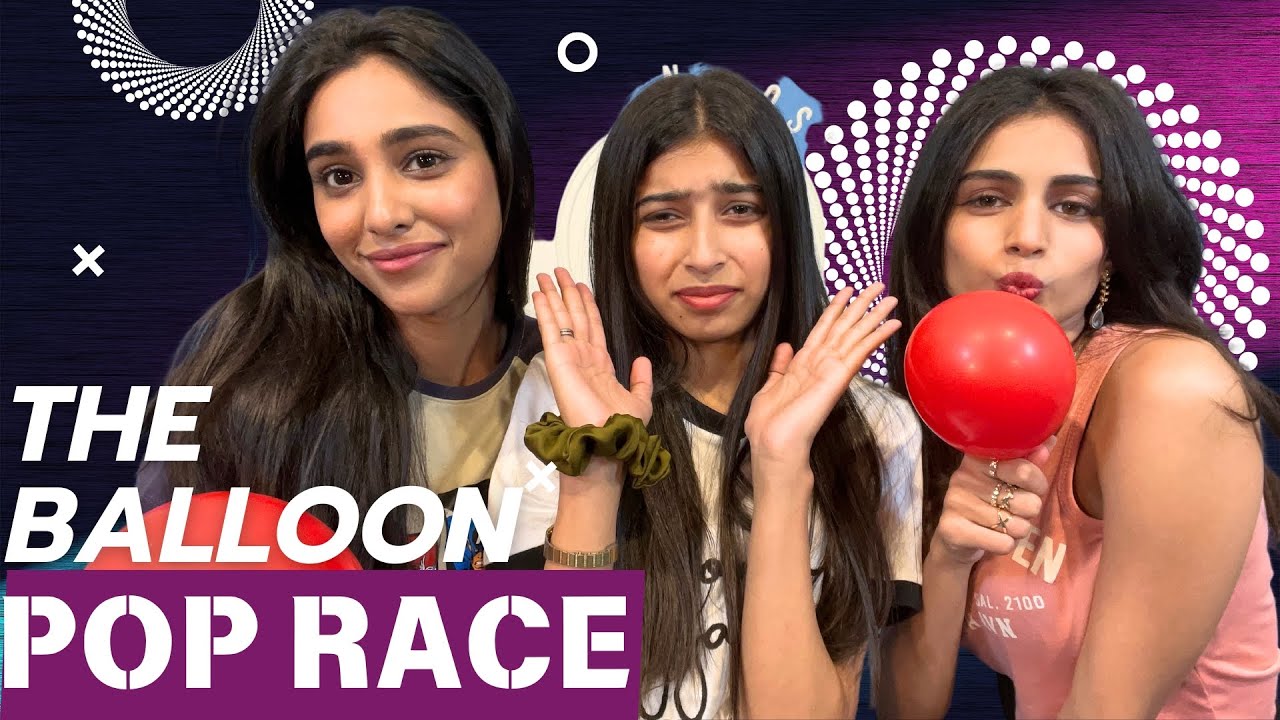 Girls Balloon Pop Challenge Funny Reactions | Satisfying & Hilarious Pops