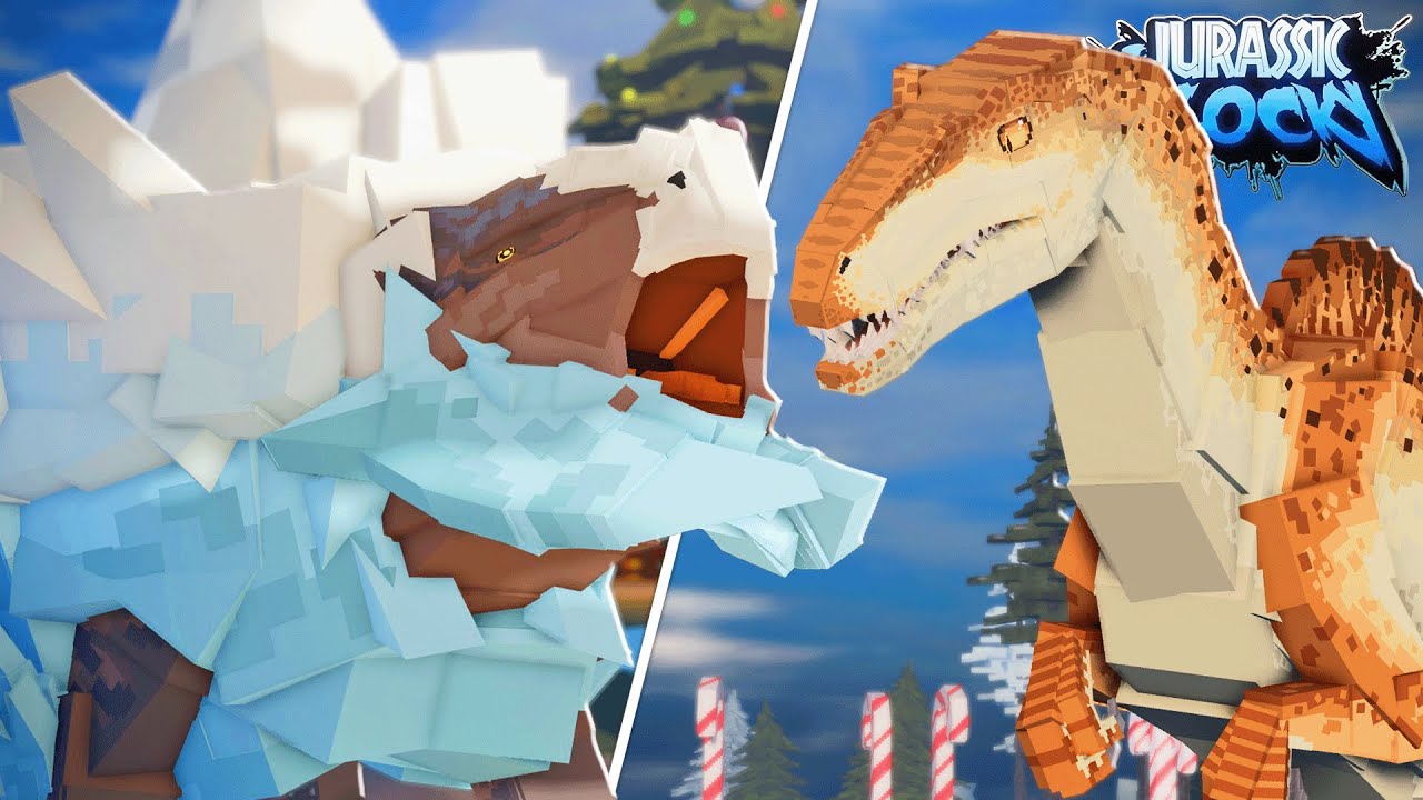 NOVO ICEBERG ANKY! SPINORAPTOR FICOU RUIM!! (Atualização 1.6.11) | ROBLOX Jurassic Blocky