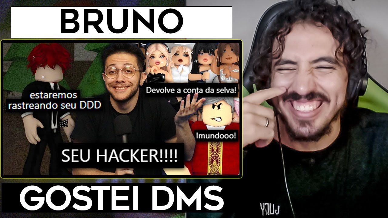 FUI PERSEGUIDO POR UMA COMUNIDADE RP DE ROBLOX - Bruno Rataque | Leozin React
