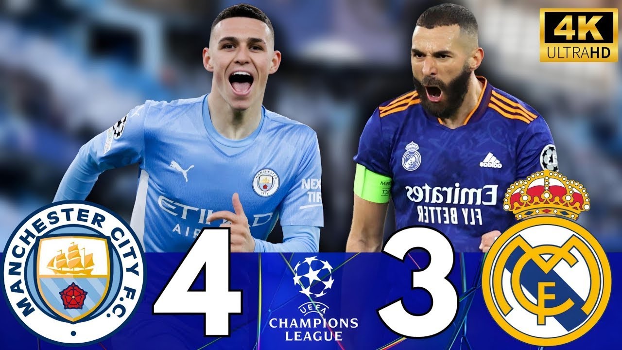 ملخص مان سيتى 4-3 ريال مدريد🔥تشامبيونزليج 2022🔥جنون الدراجى