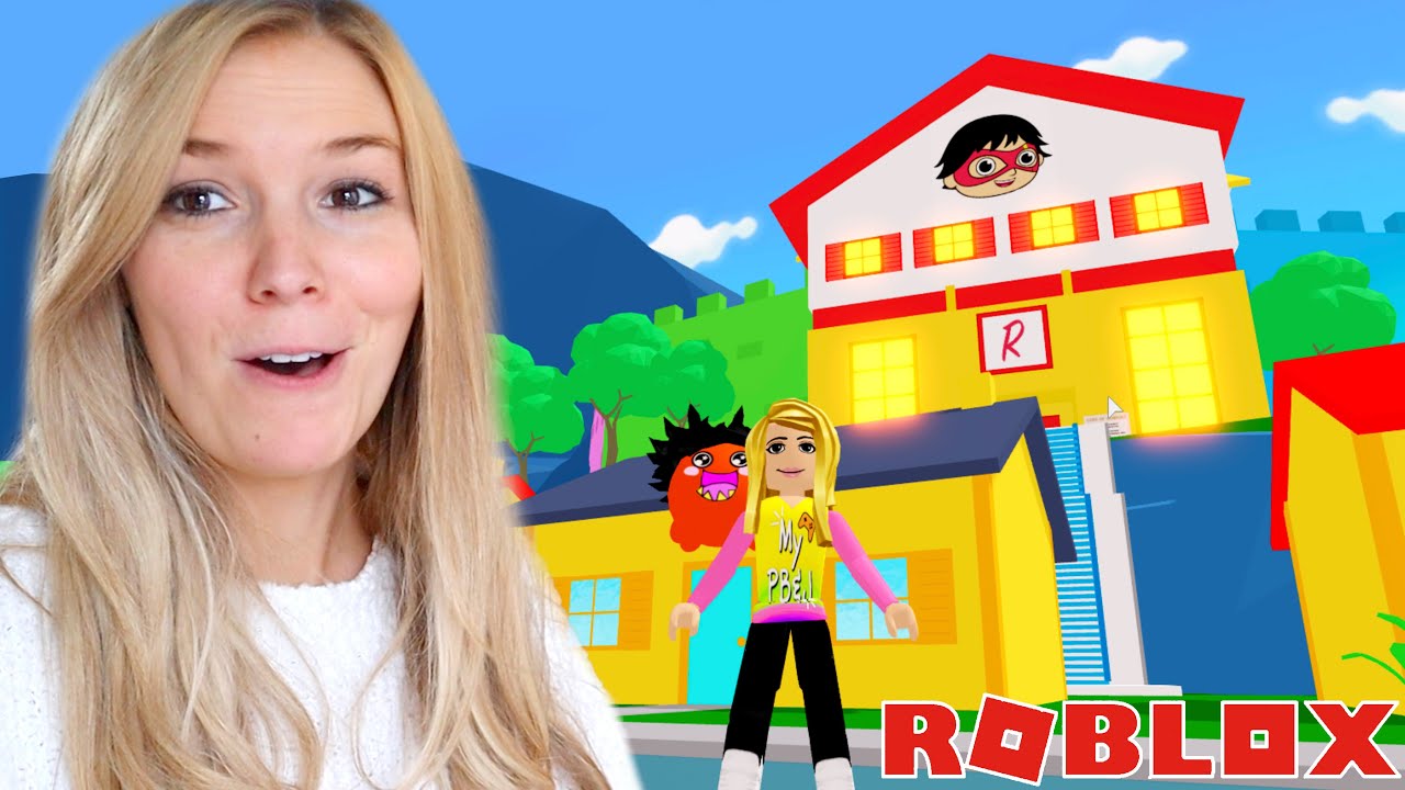 Playing Roblox Ryan World's New Roblox Game for the FIRST Time!