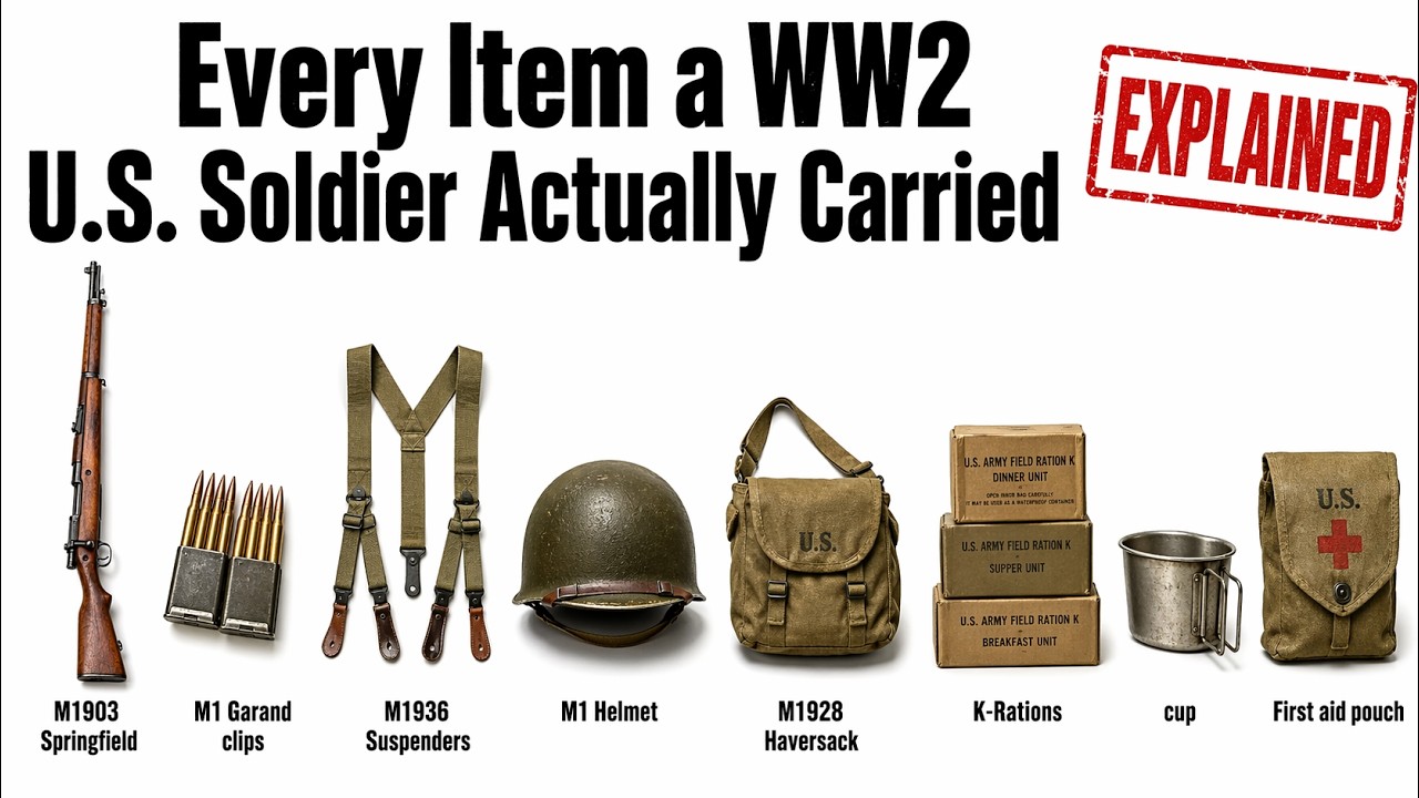 Every Item a WW2 U.S. Soldier Actually Carried