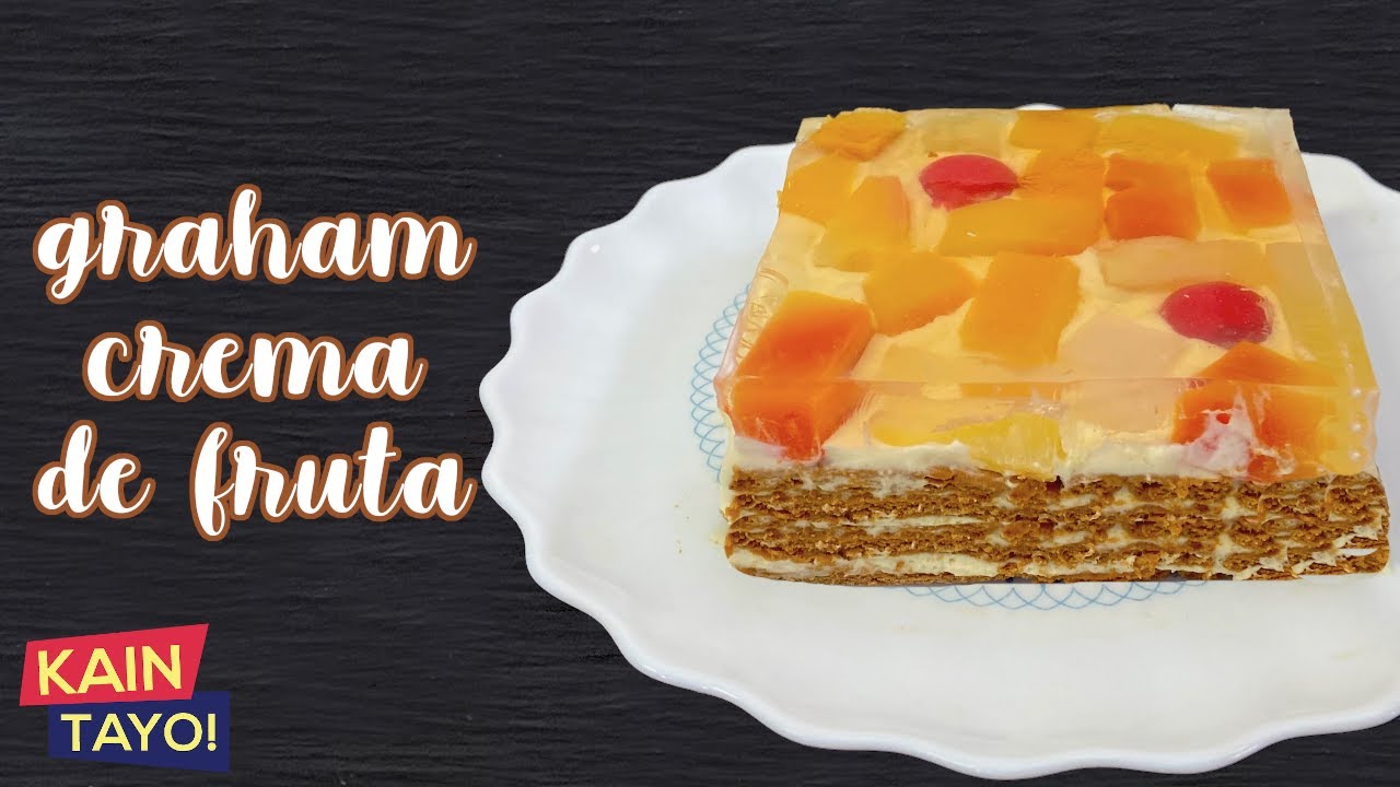 Graham Crema de Fruta / Quick and Easy / No Bake Dessert