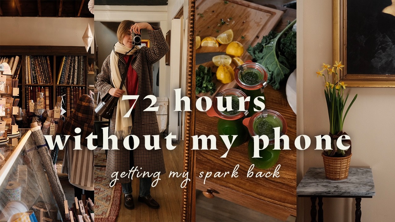 breaking my phone addiction - burnout, decision fatigue, and getting my spark back.