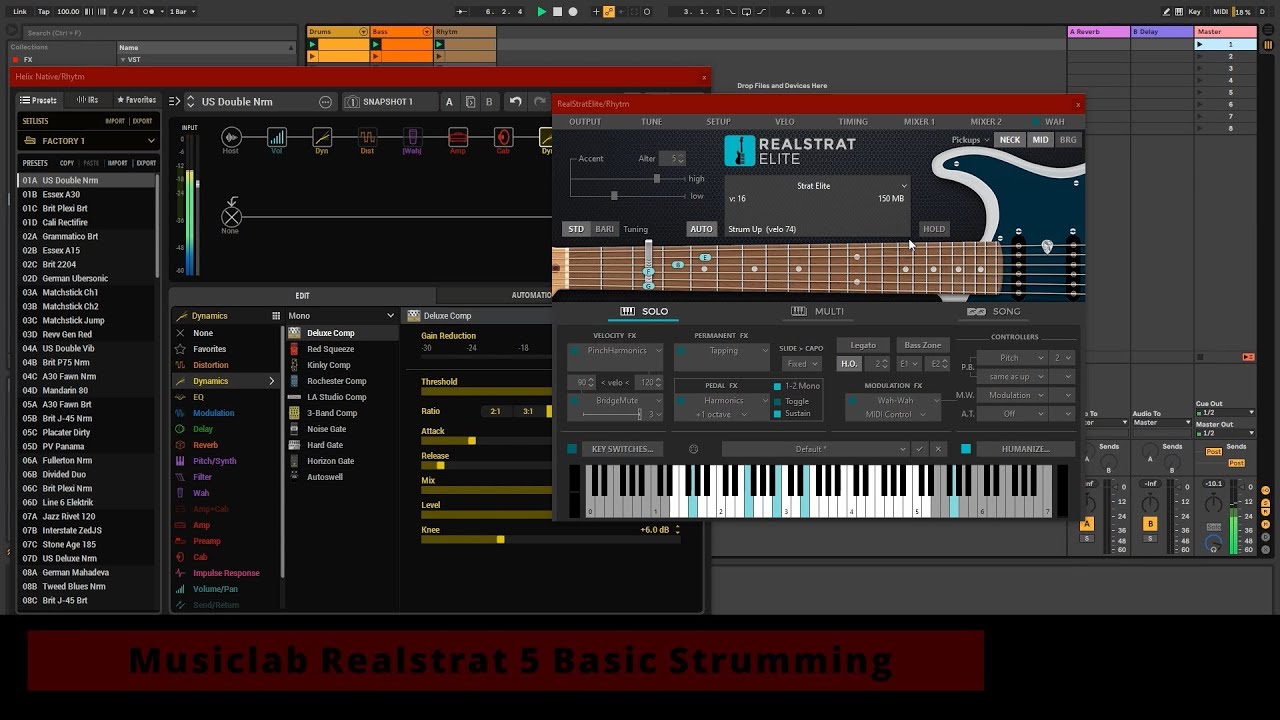 Musiclab Realstrat 5: Basic Strumming