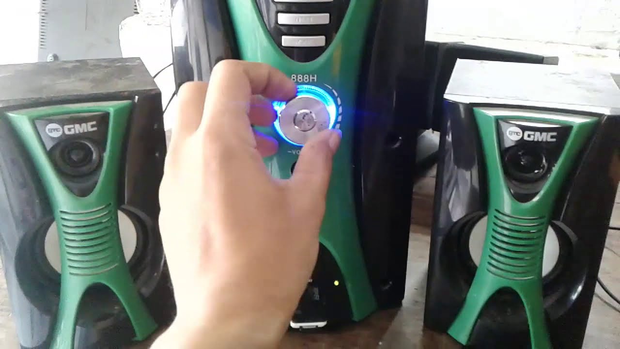 MEMPERBAIKI SPEAKER AKTIF GMC SUARA KECIL