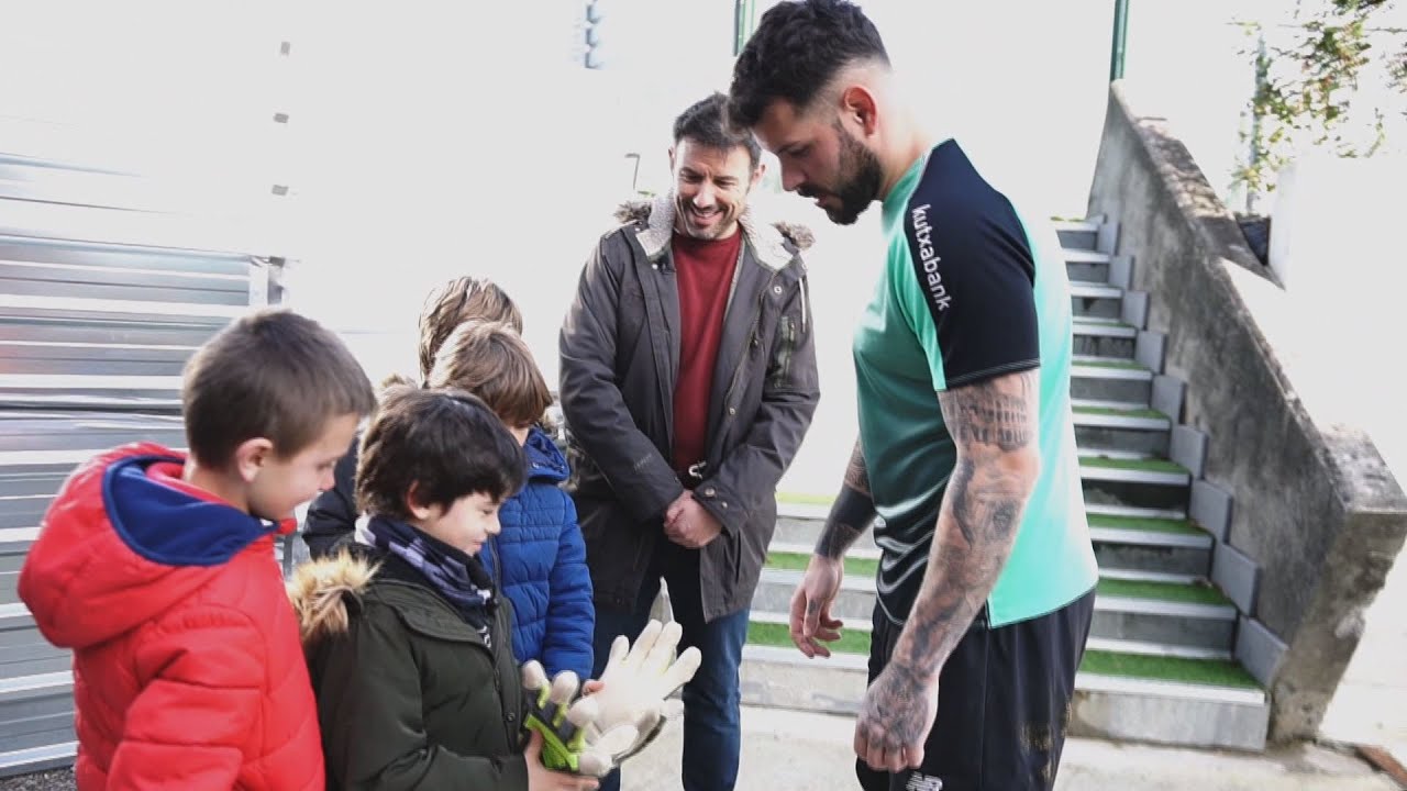 Kepa cumple su sueño, conocer de cerca a los jugadores del Athletic Club