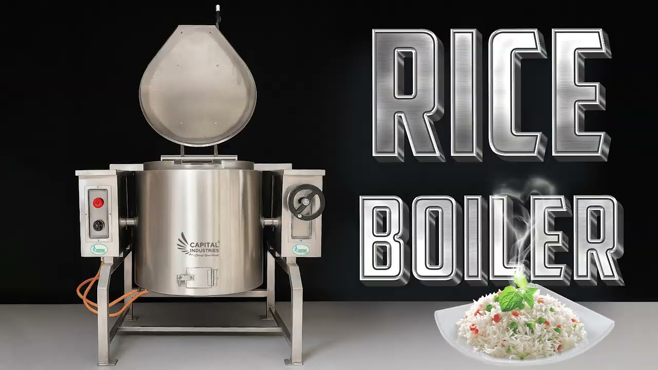 Commercial Rice Boiler Machine Demo || Capital Industries