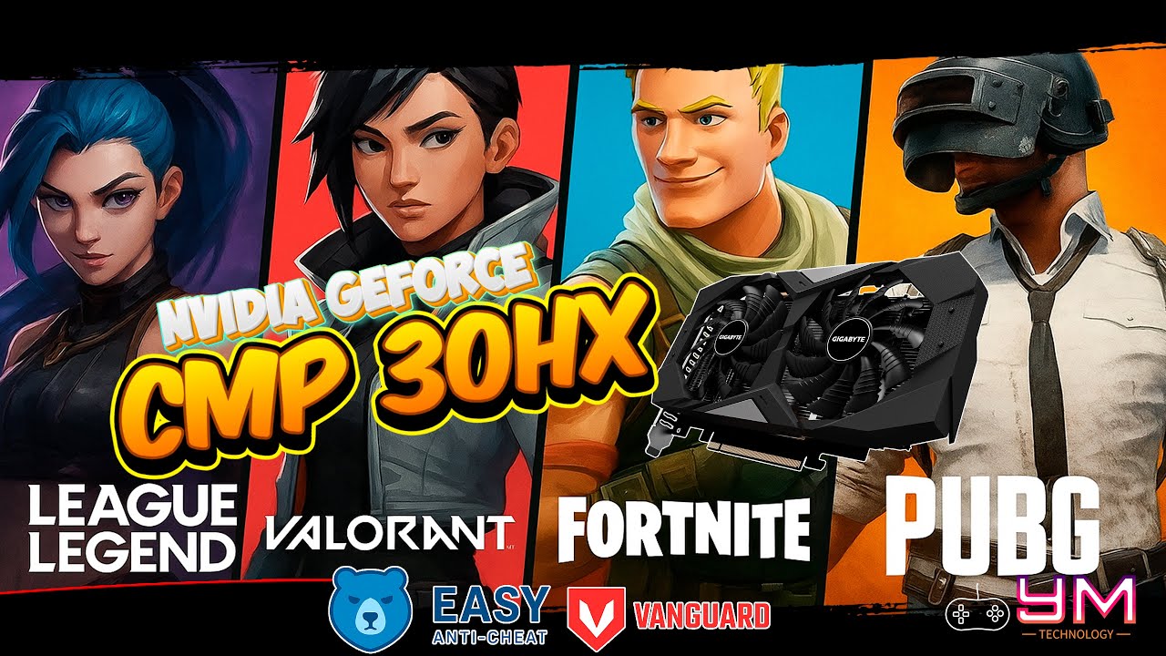 🔔¿Puede la nvidia CMP 30HX aún con juegos online como: Valorant, LoL, Fortnite, Pubg en 2025?🎮