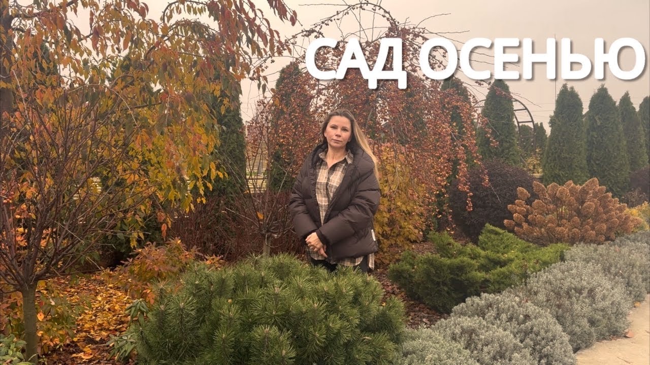 САД ОСЕНЬЮ🍂подготовка к зиме