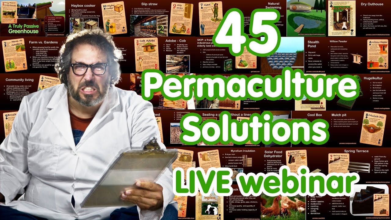 45 permaculture solutions - live webinar