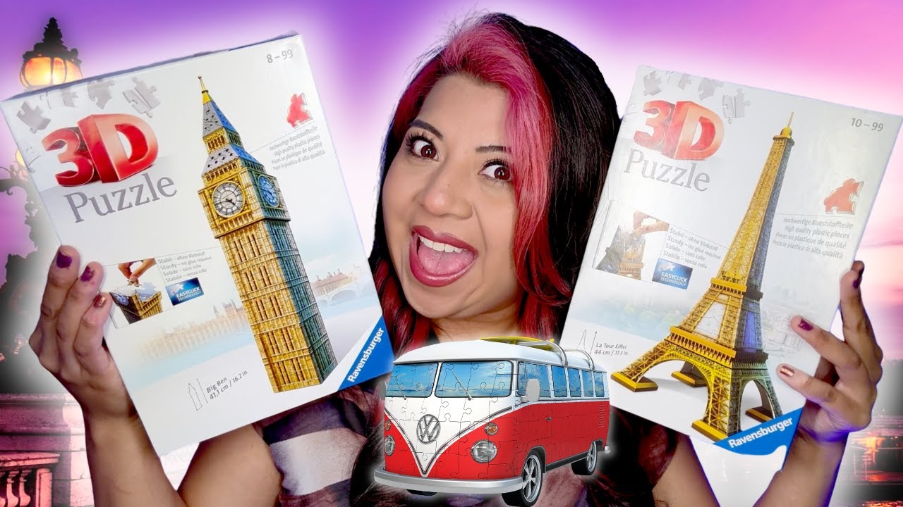 DATOS CURIOSOS DE LA TORRE EIFFEL Y EL BIG BEN MIENTRAS ARMAMOS LOS ROMPECABEZAS 3D RAVENSBURGER