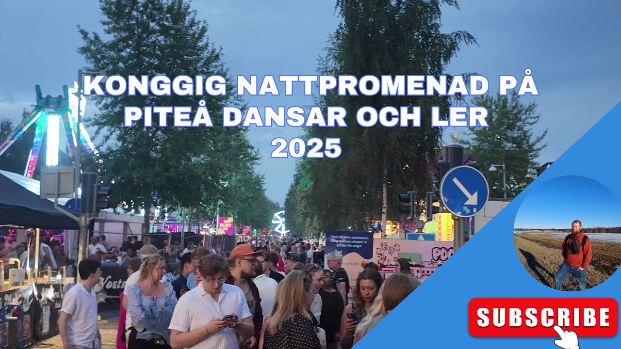 KongGig: Nattpromenad på Piteå Dansar och Ler 2025!