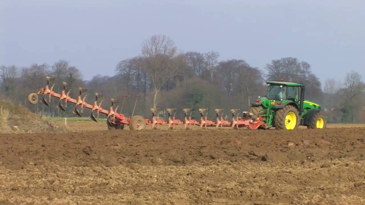 Semis de féveroles avec John Deere