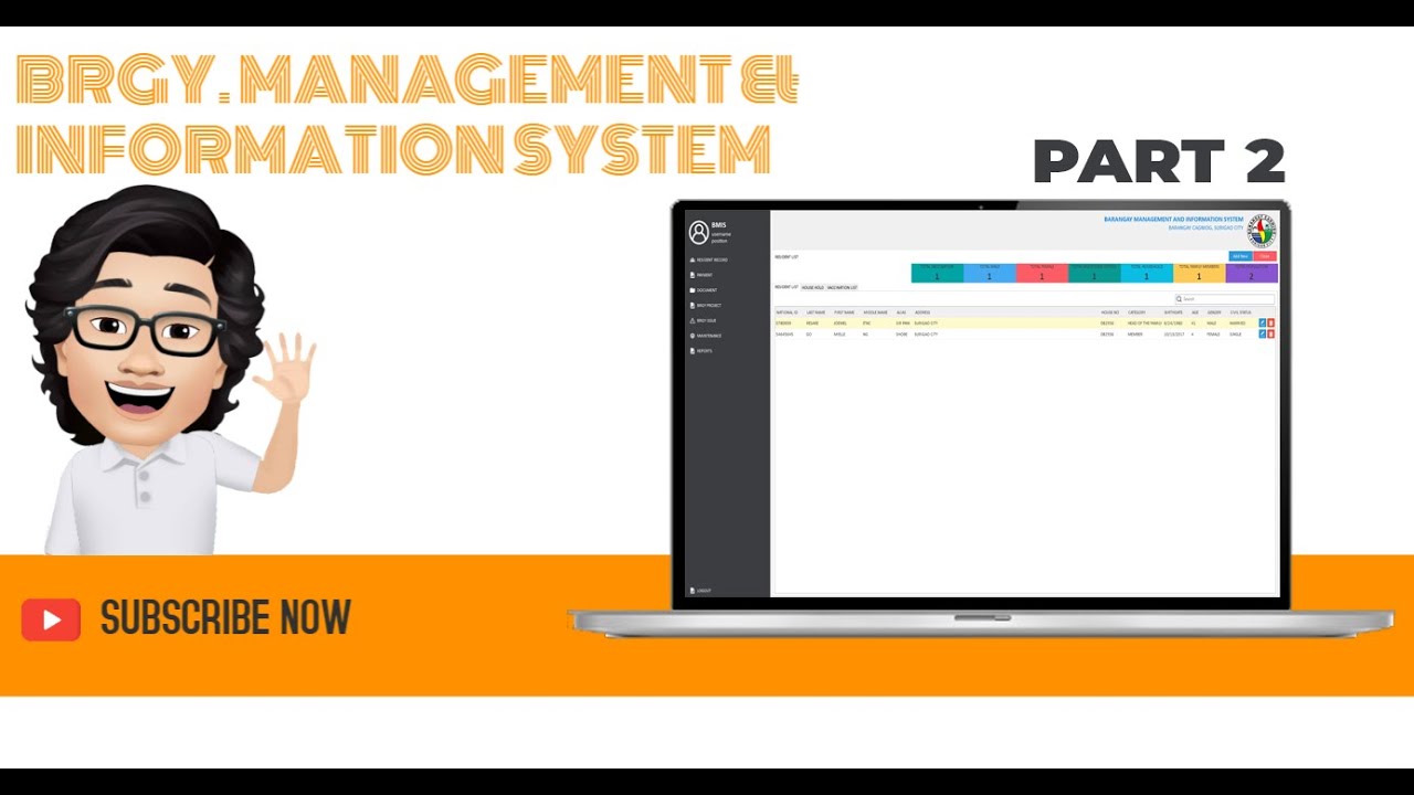 C# : BARANGAY MANAGEMENT AND INFORMATION SYSTEM #ONLINECLASS EP. 2