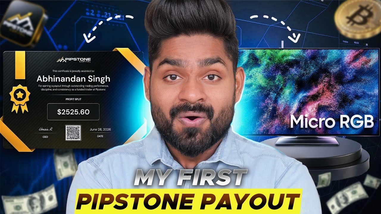 Live $2525 Payout from Pipstone Capital PropFirm | Buying 65inch OLED TV | New Trading Room Glimpse