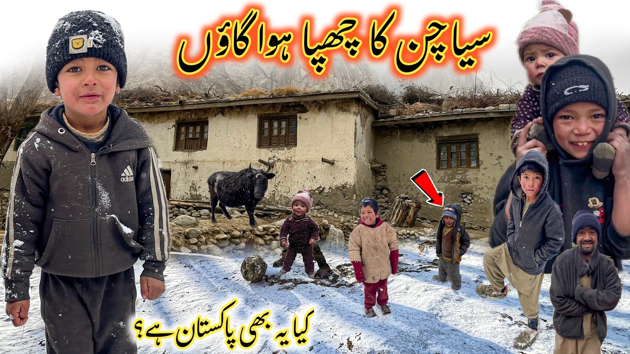 Life Under Heavy Snow | Siachen Hidden Village Winter Routine | Peaceful and Natural views